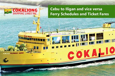 cabuyao to iligan city|2022 Cebu to Iligan and v.v.: Cokaliong Schedule, Fares & Travel Time.